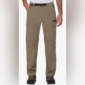 BC Clothing Cargo Pants for Men Tactical Hiking Convertible Outdoor Pants